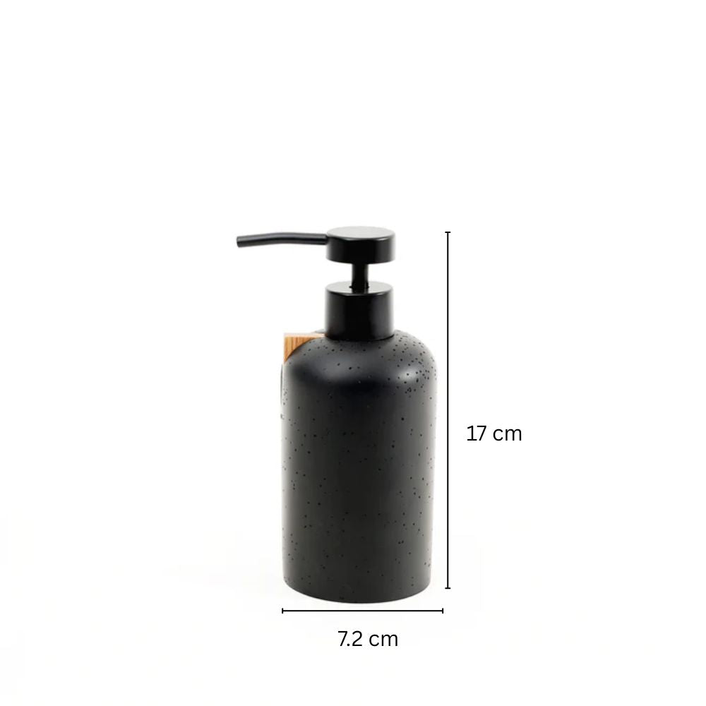 Kyoto Soap Dispenser - Black Natural