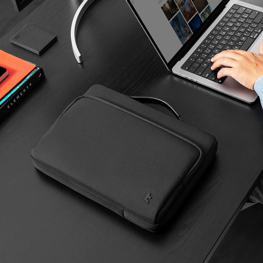 Defender A14 Premium Laptop Briefcase - Black 12 to 13 Inch