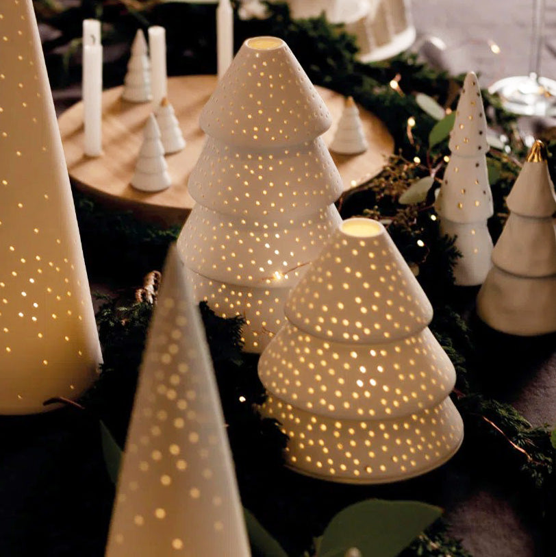 Fir Tree Tealight Holder & Sculpture Medium