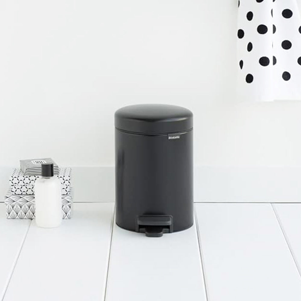 NewIcon Pedal Bin 3L - Matte Black
