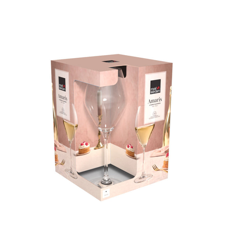 Amaris White Wine Glasses 340ml, Set of 4