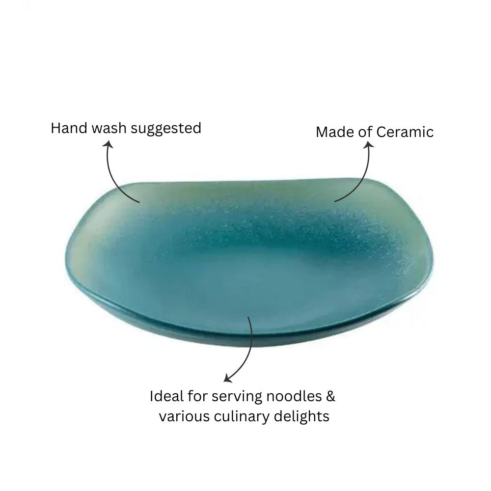 Oasis Curved Plate - Nori Green