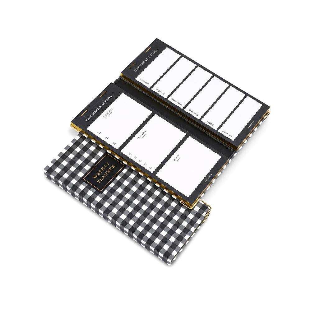 7mm Slim Weekly Planner - Checkmate