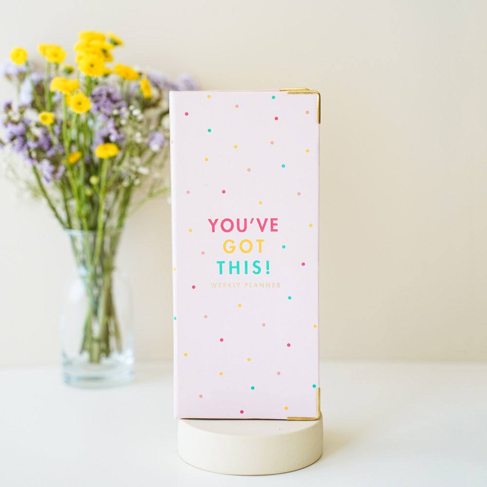 7mm Slim Weekly Planner - Sprinkles