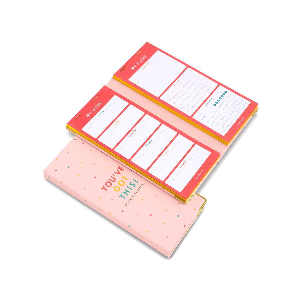 7mm Slim Weekly Planner - Sprinkles