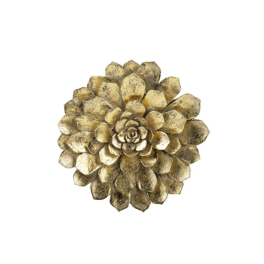 Abalone Cacti Wall Accent Large - Gold