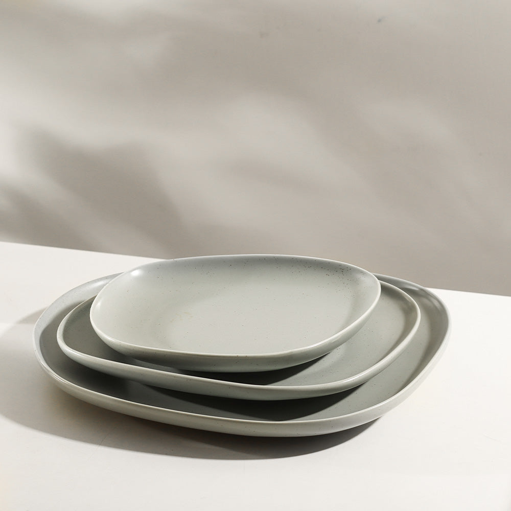 Aden Quarter Plate - Light Sage