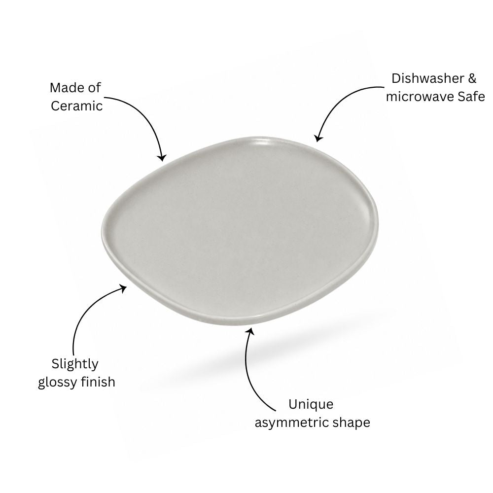Aden Quarter Plate - Light Sage