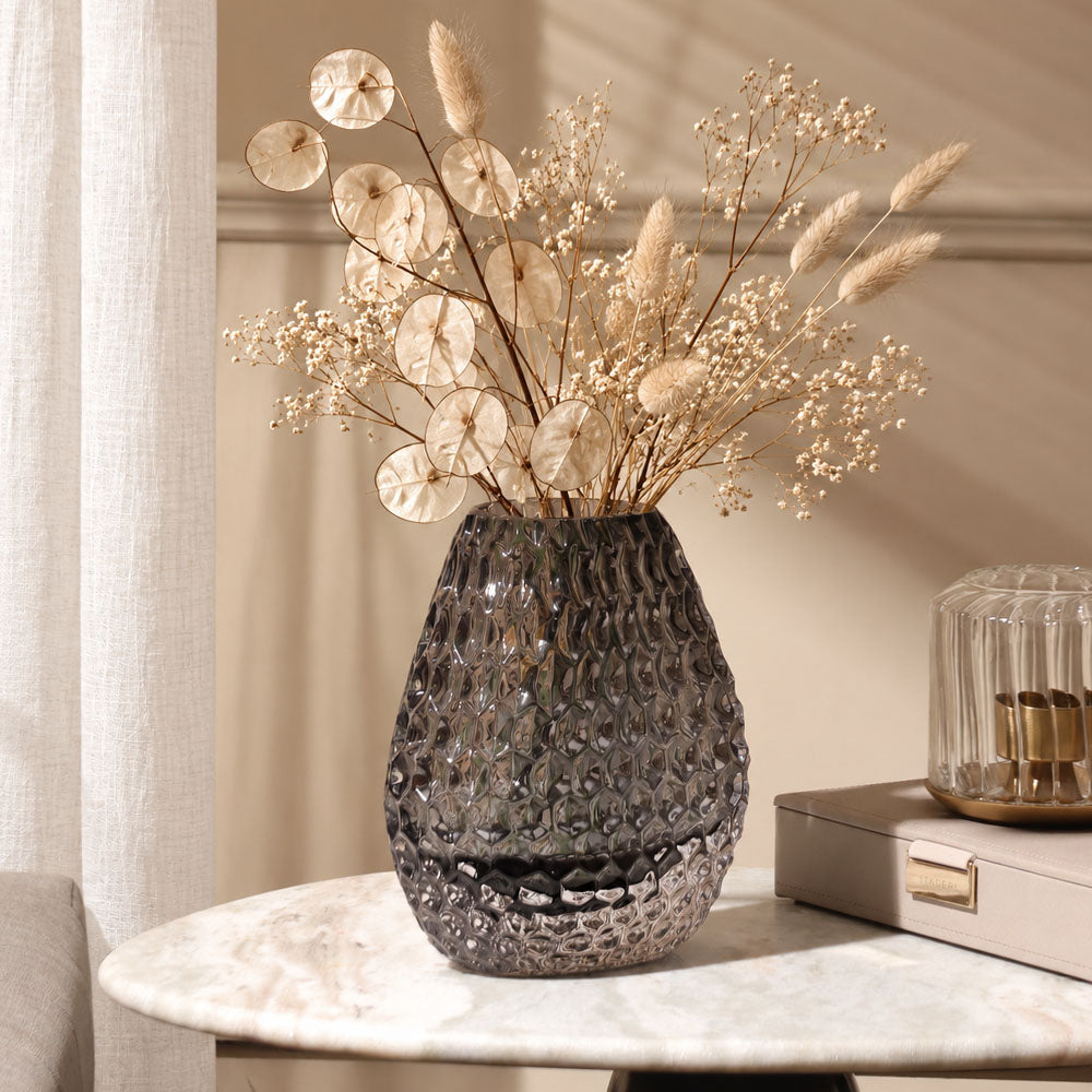 Adorn Glass Vase Small - Grey