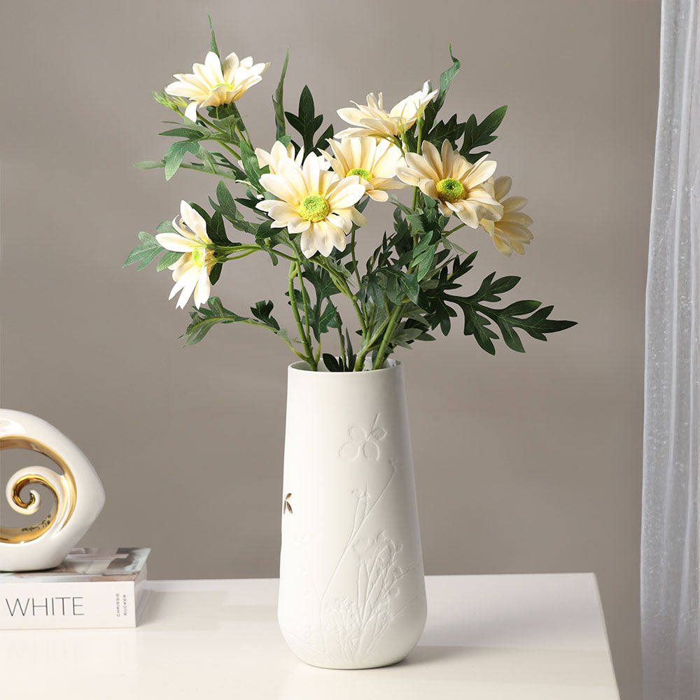African Daisy Faux Stem - Buttercream