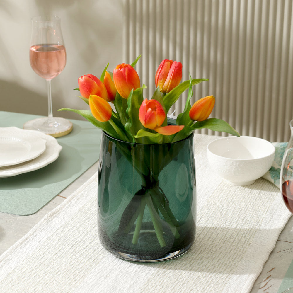 Ajana Glass Vase Large - Green
