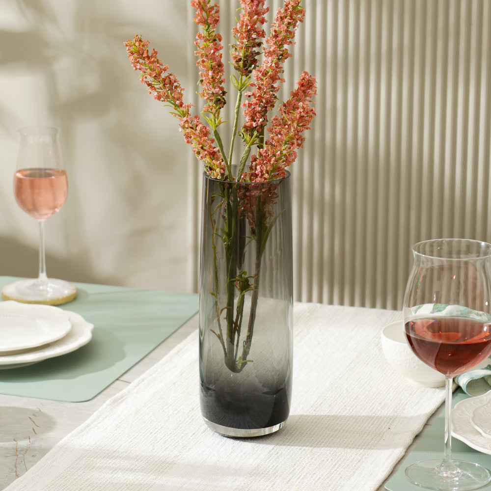 Ajana Glass Vase Tall - Grey