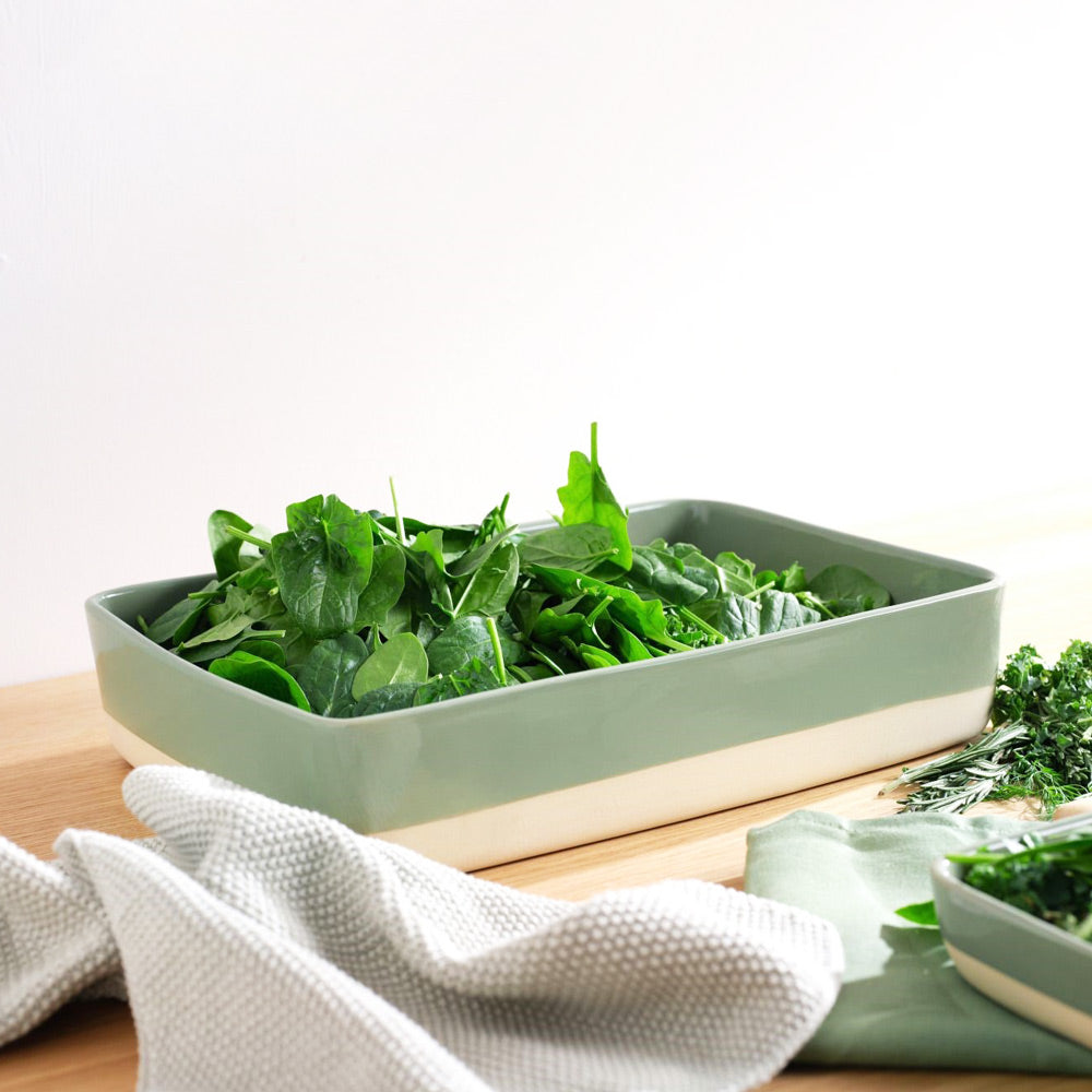 Rectangular Baking Dish Large - Green