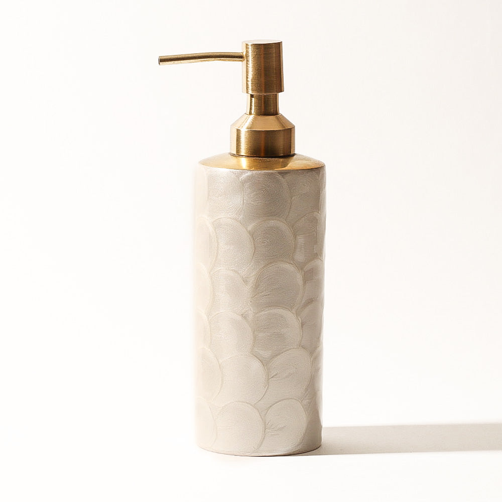 Alba Soap Dispenser - White Gold