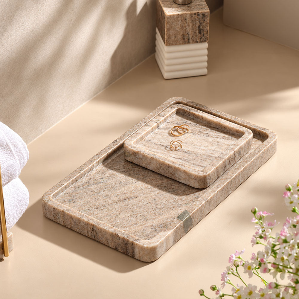 Alero Marble Decorative Tray - Desert