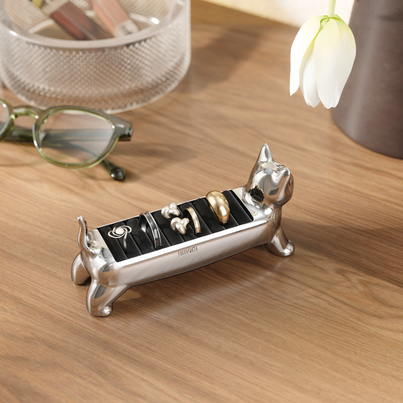 Ali Cat Ring Holder - Chrome
