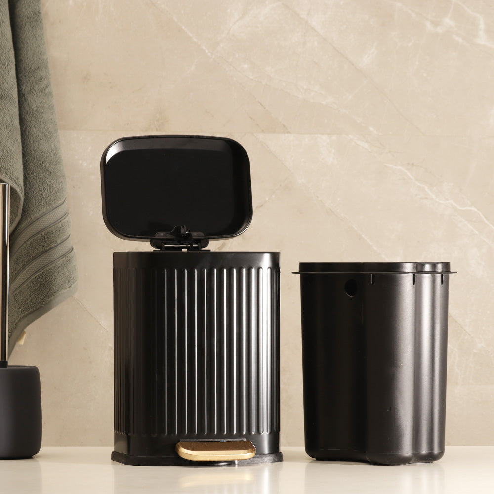 Alois Lines Pedal Bin 6L - Black