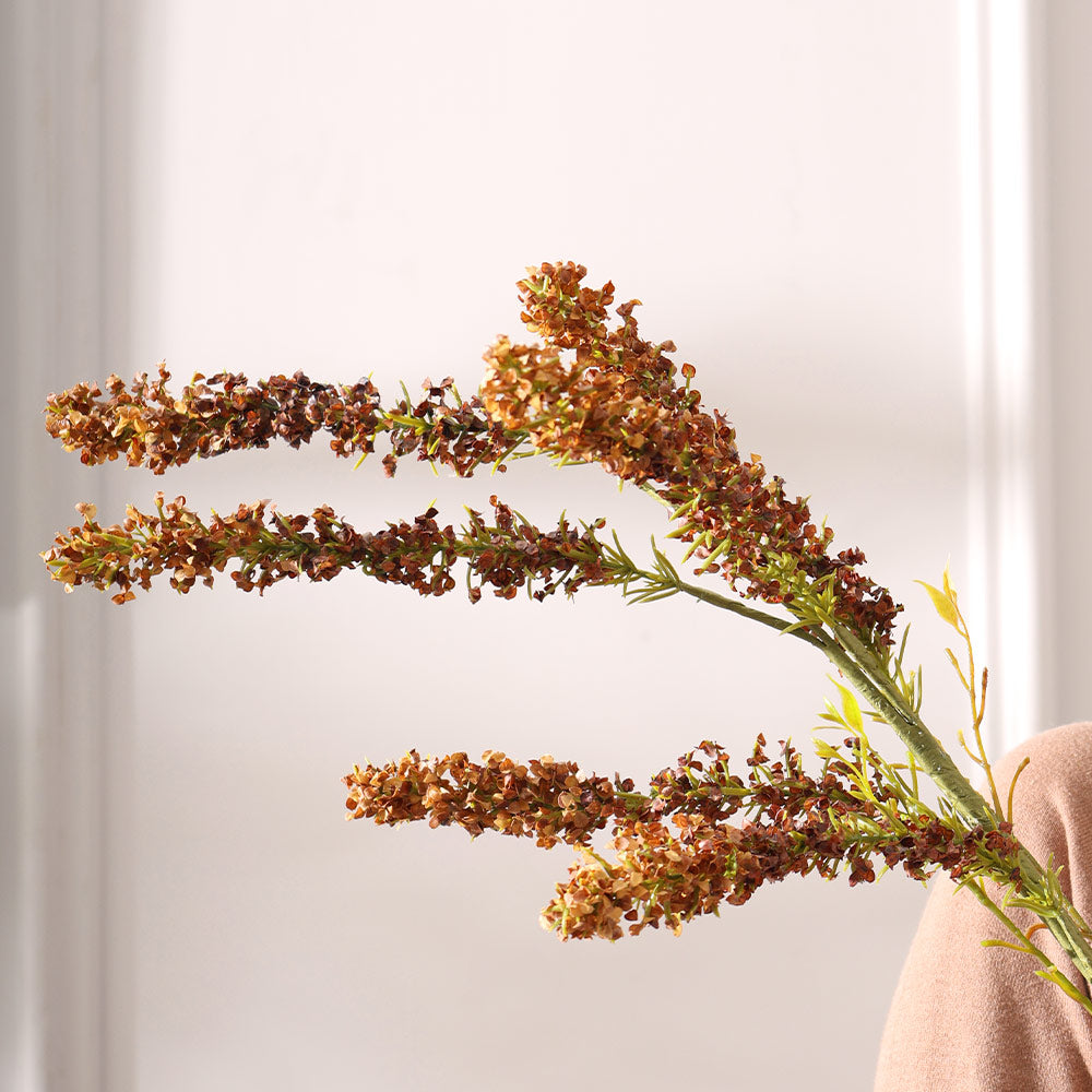 Amaranthus Faux Stem - Dark Brown