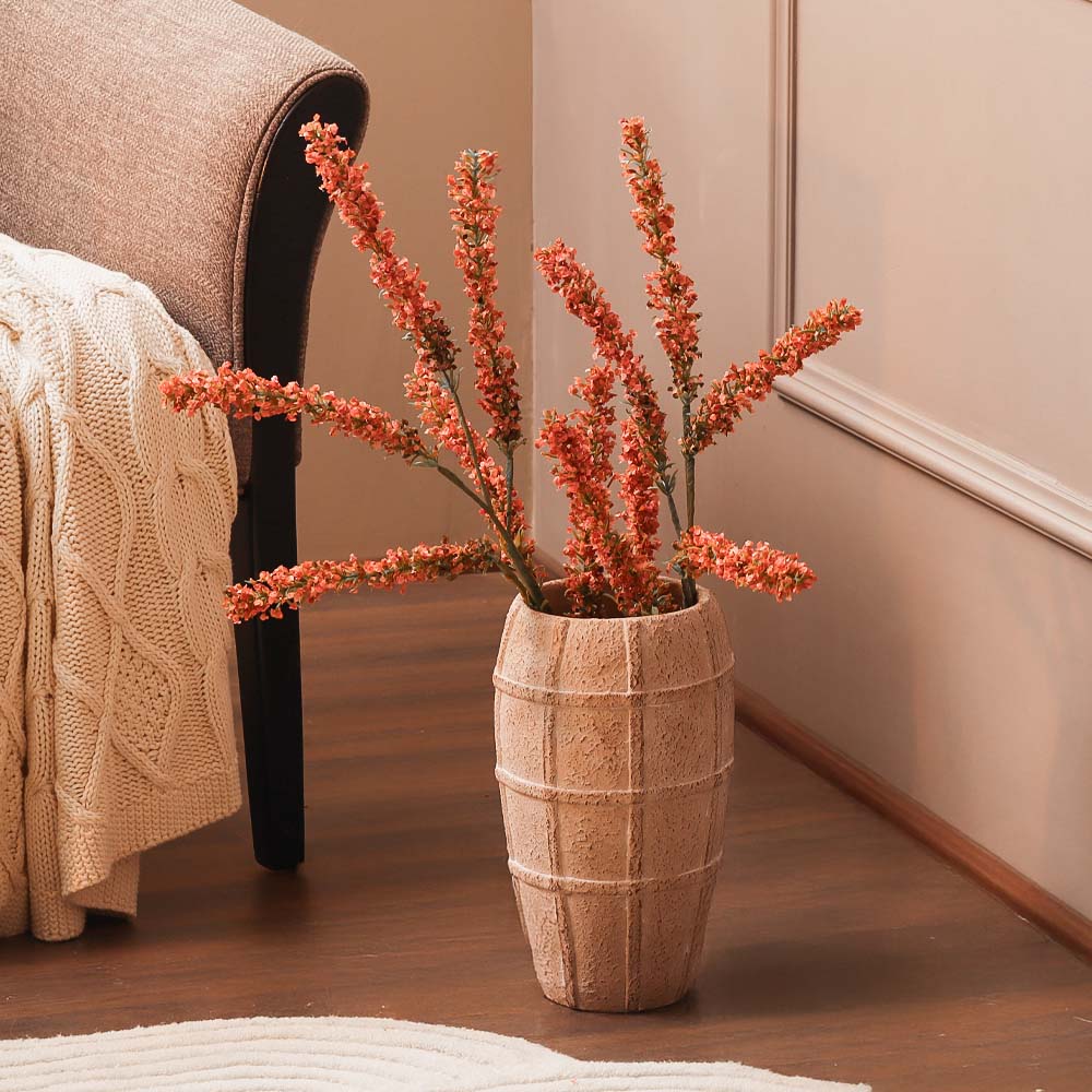 Amaranthus Faux Stem - Coral