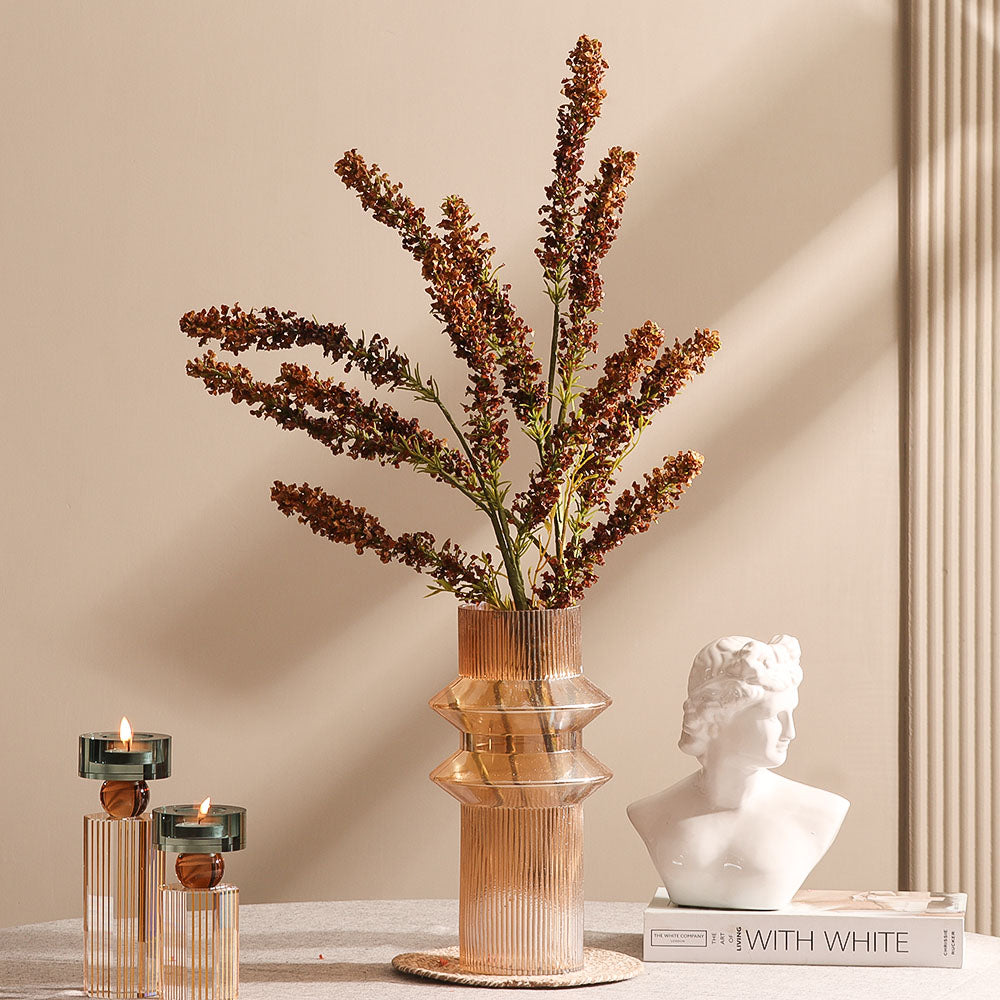 Amaranthus Faux Stem - Dark Brown