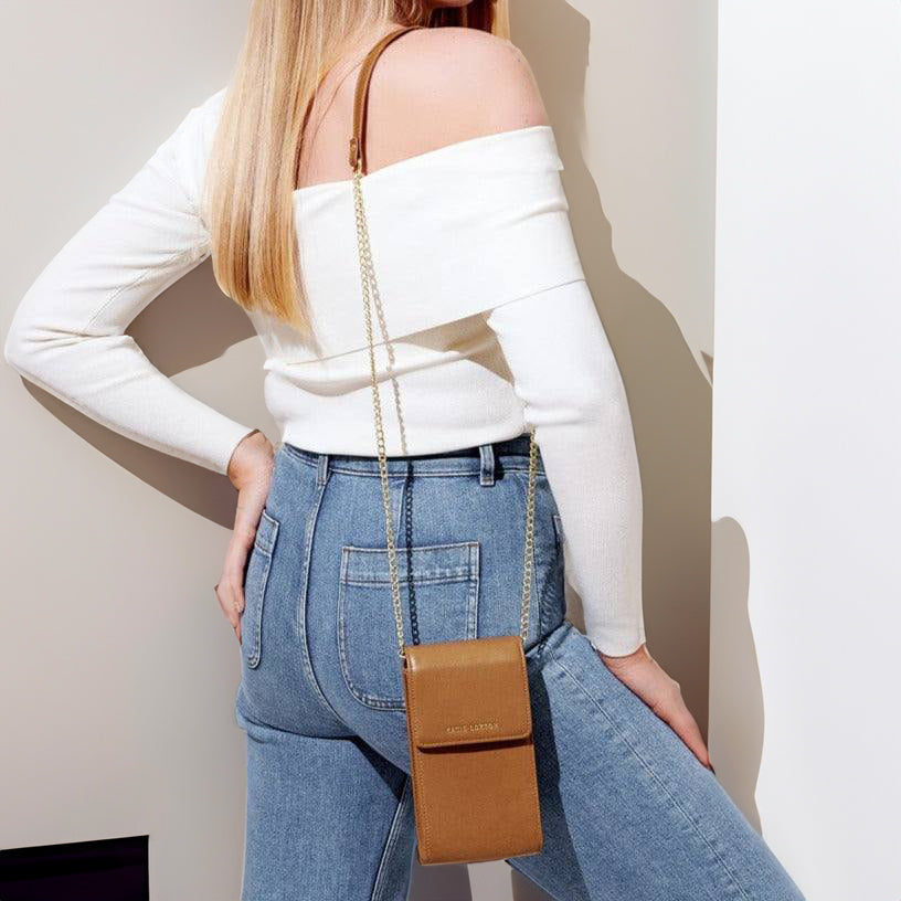 Amy Crossbody Bag - Tan