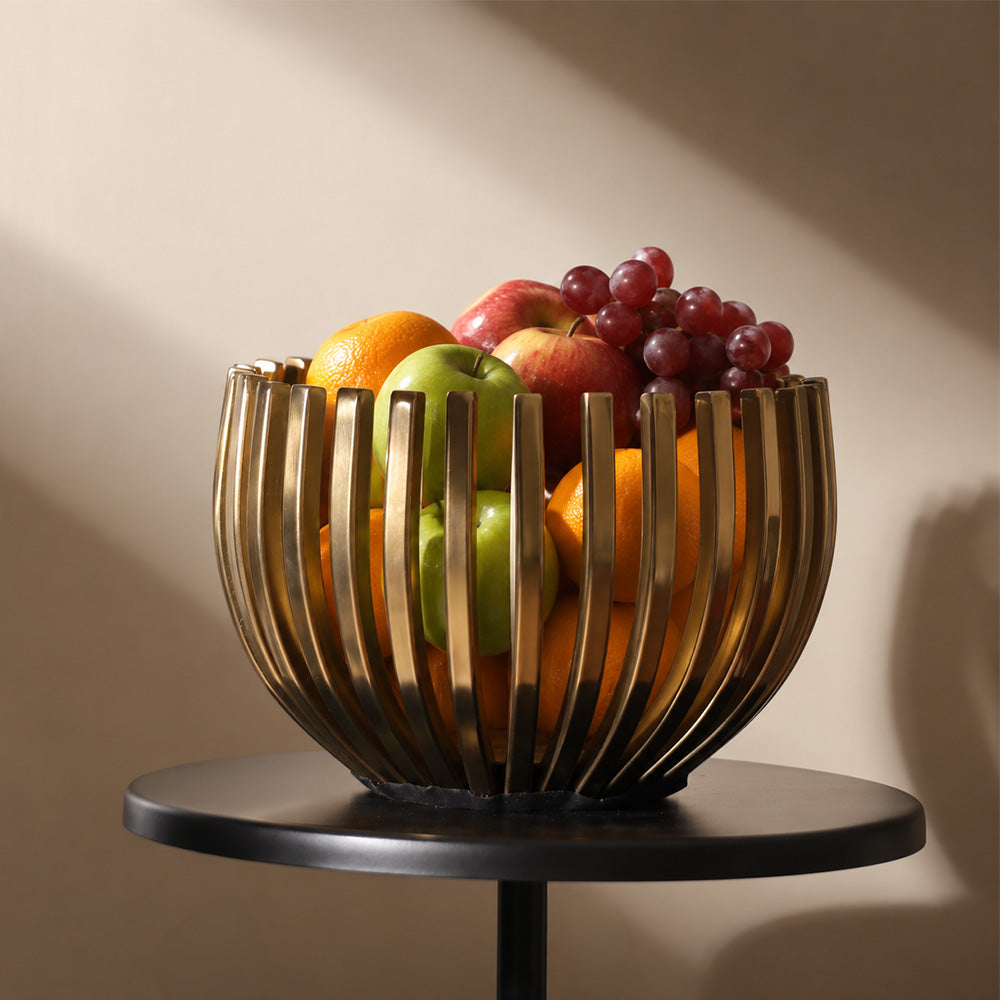 Ansa Decorative Bowl - Pale Gold