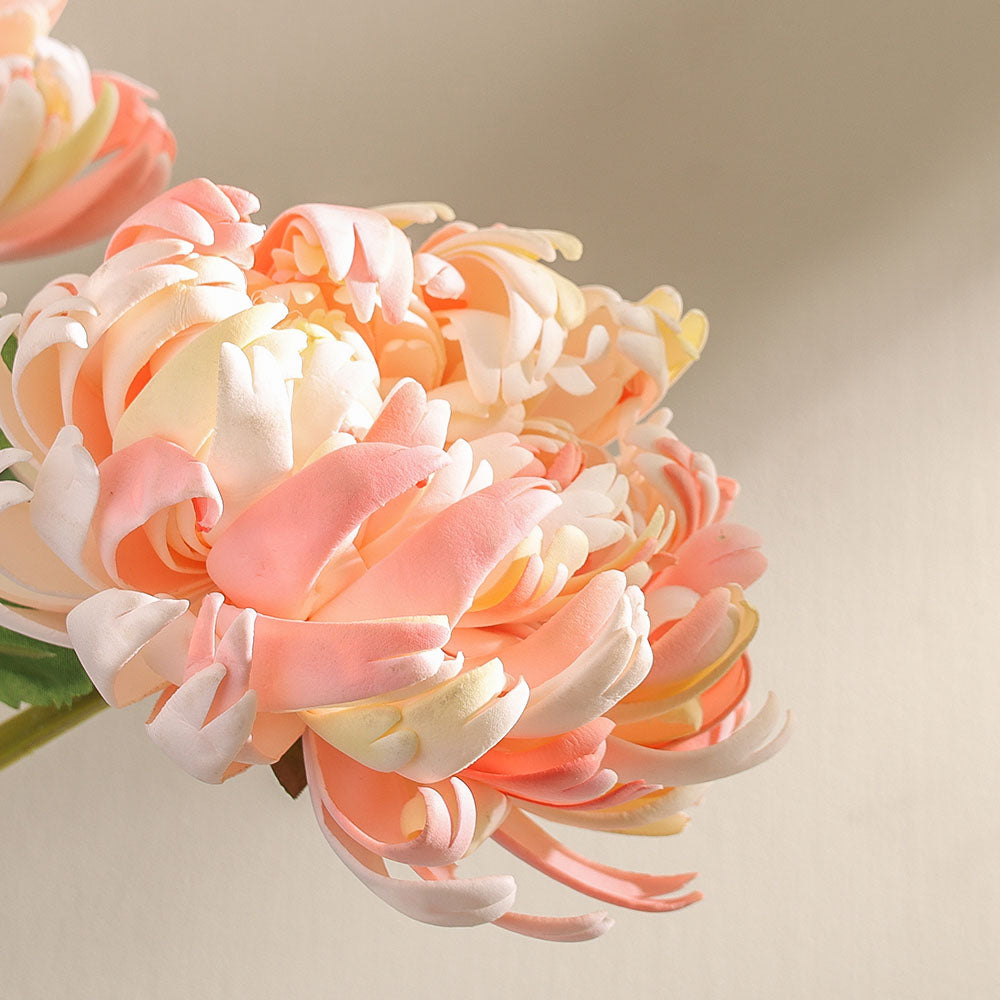 Chrysanthemums Faux Bunch - Light Pink