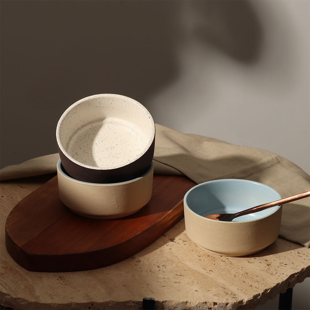 Ariel Gourmet Small Bowl - Speckled White