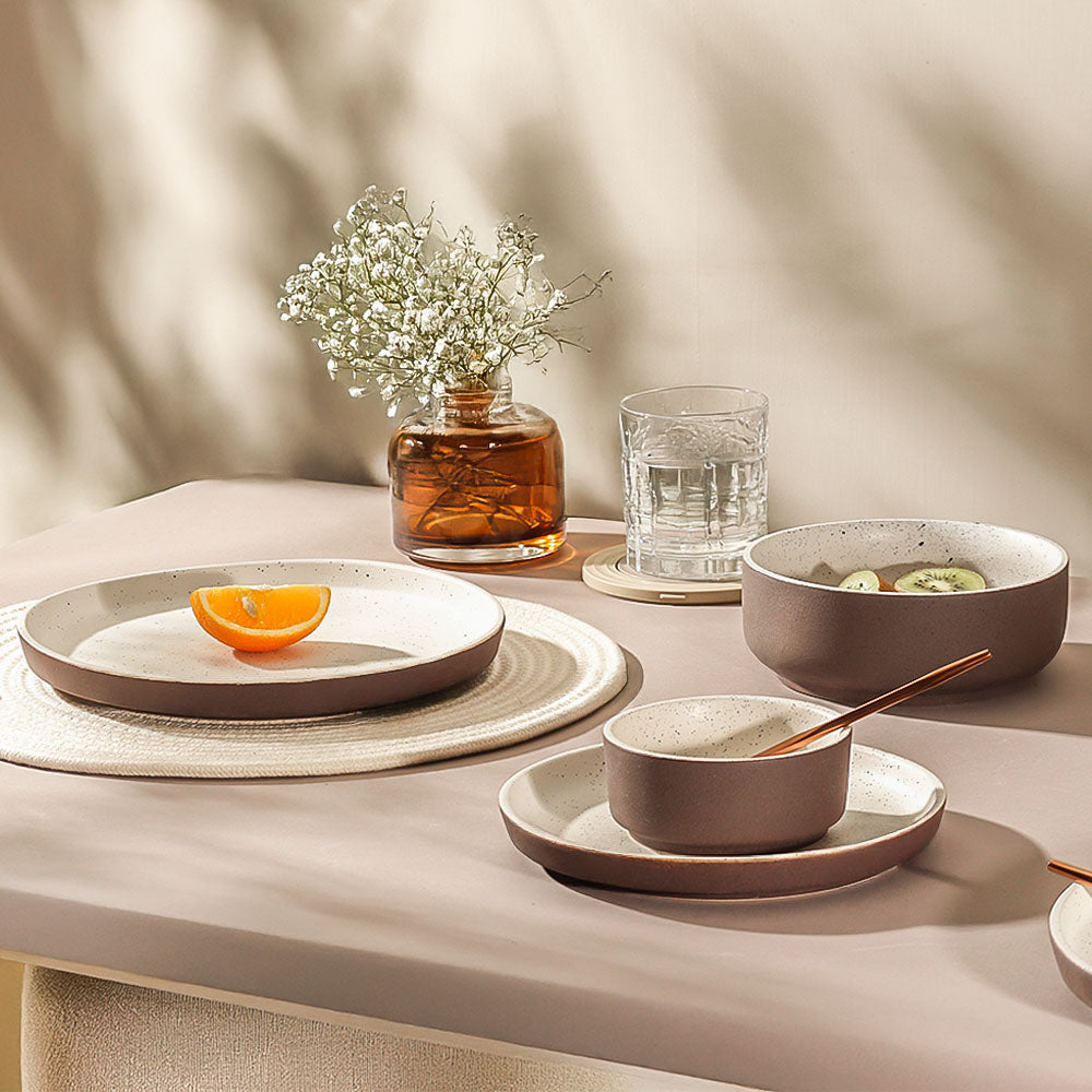 Ariel Gourmet Small Bowl - Speckled White