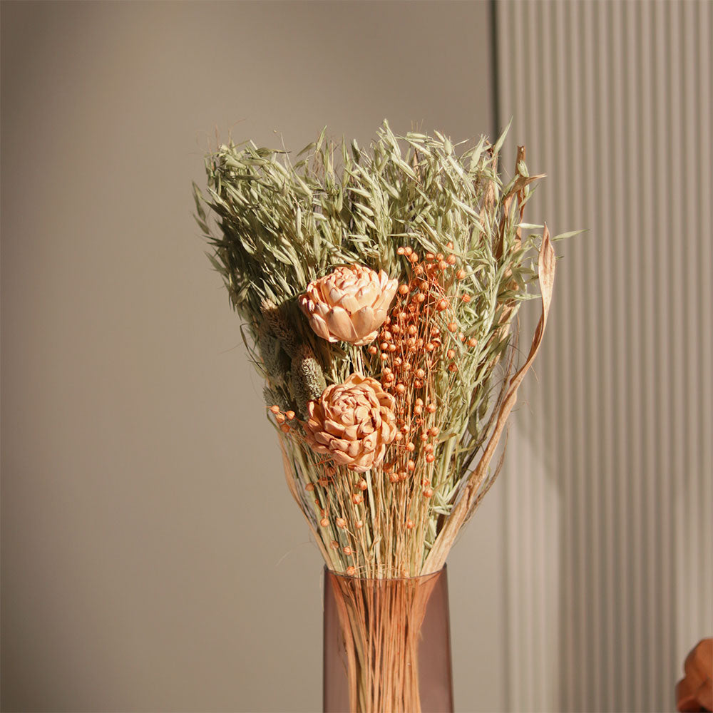 Artichoke Dried Bouquet - Peach Sage