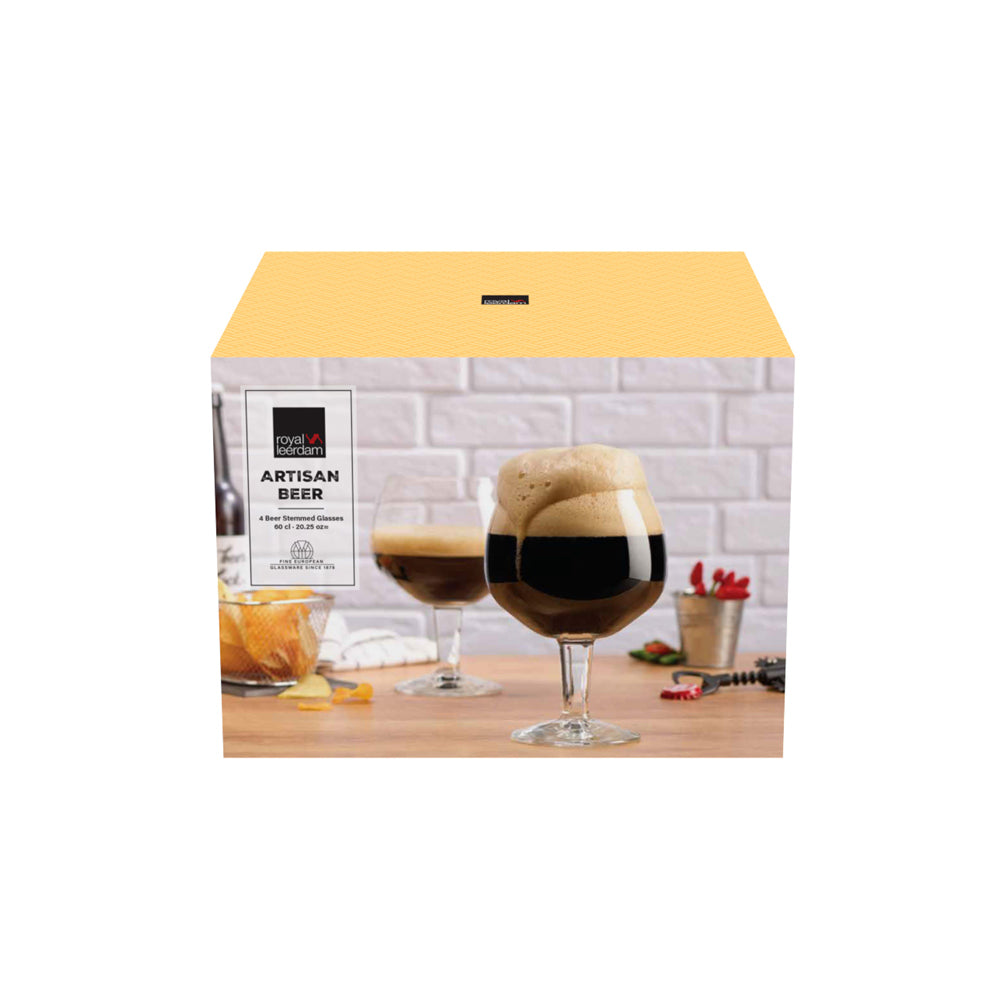Artisan Beer Glasses 600ml, Set of 4