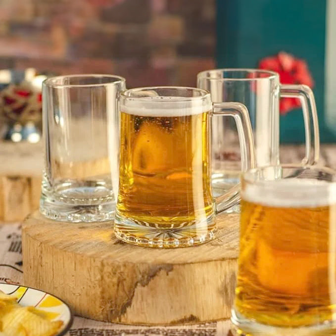 Artisan Beer Mugs 320ml, Set of 4