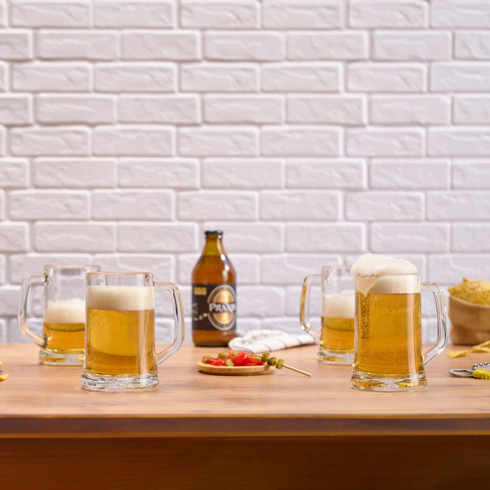 Artisan Beer Mugs 320ml, Set of 4