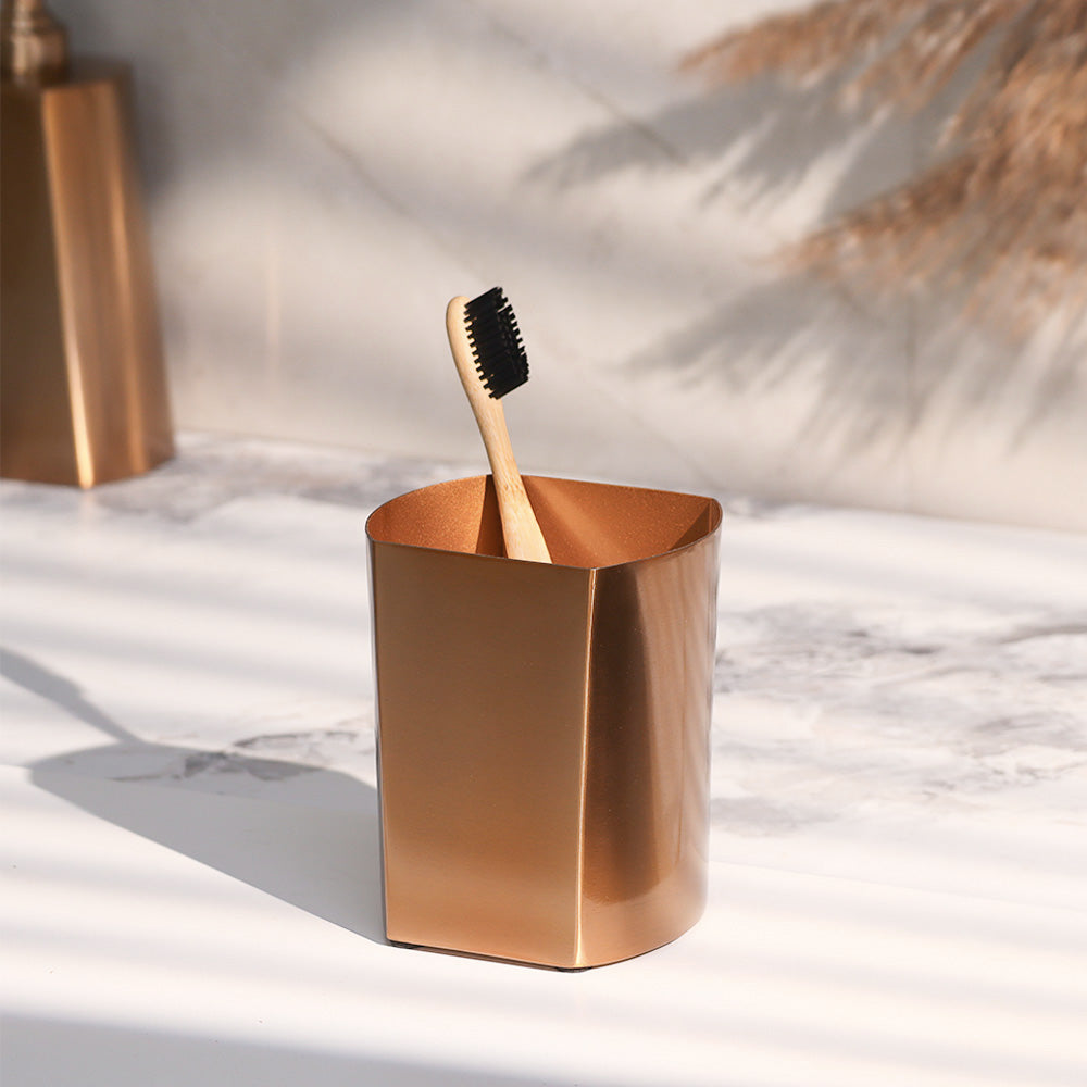 Arza Toothbrush Tumbler - Champagne Gold
