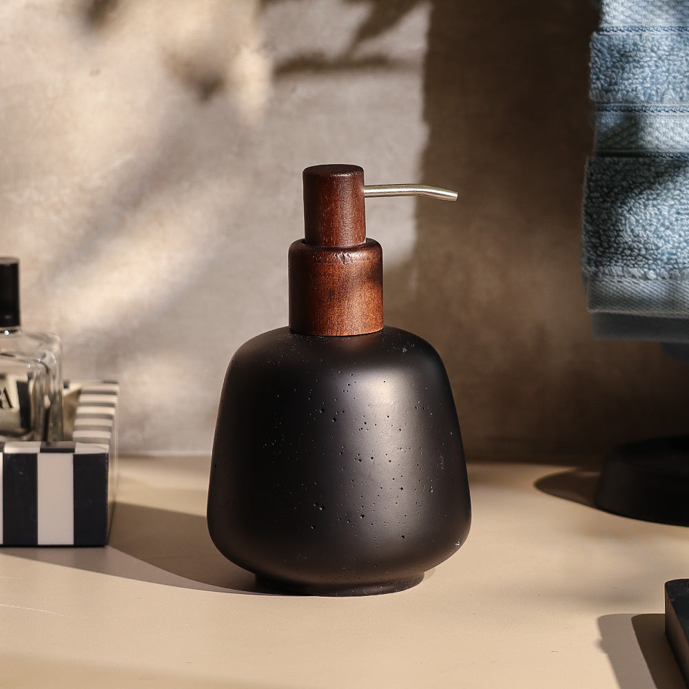 Asher Soap Dispenser - Black