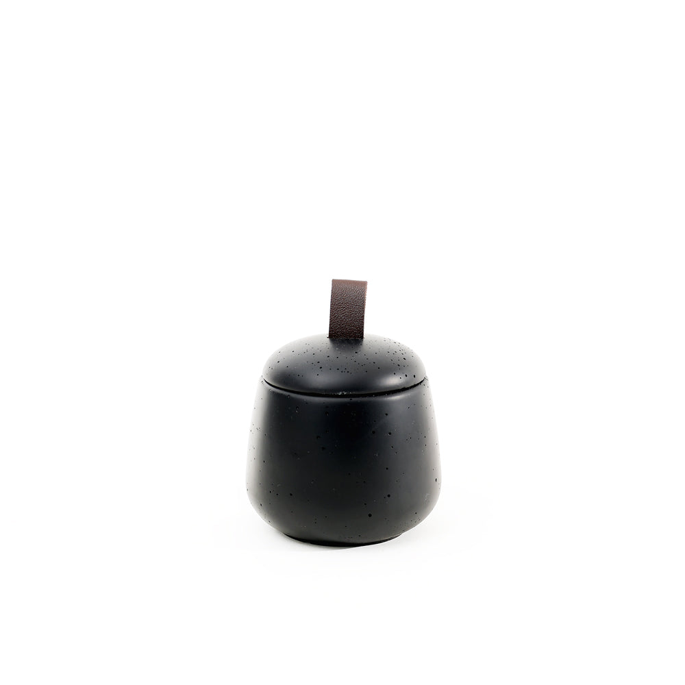 Asher Storage Jar - Black