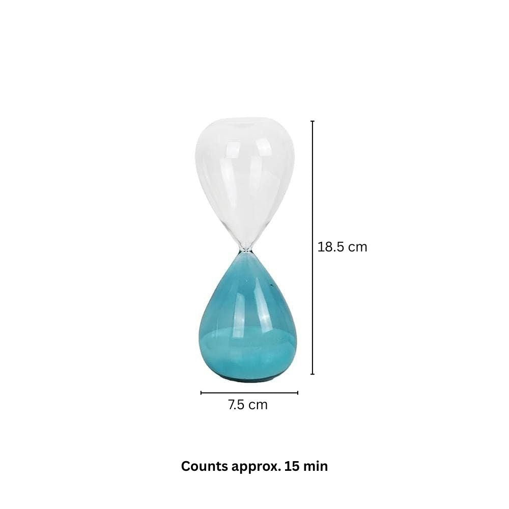 Aspen Hourglass Medium - White Blue