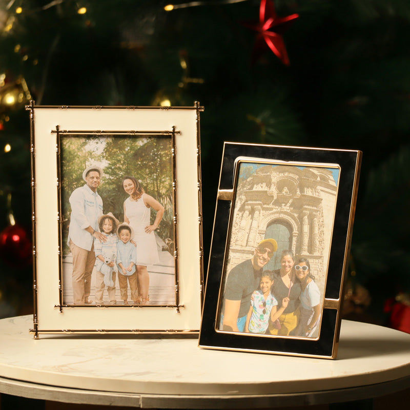 Astra Photo Frame Large - Black Gold