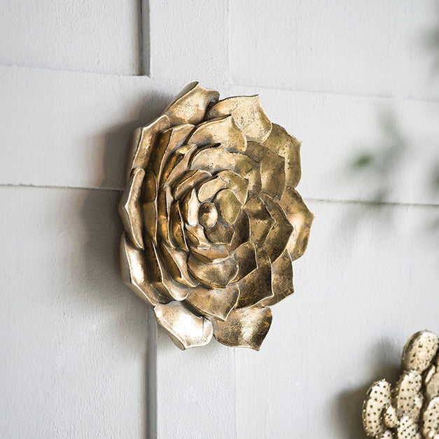 Atlantis Cacti Wall Accent Large - Gold