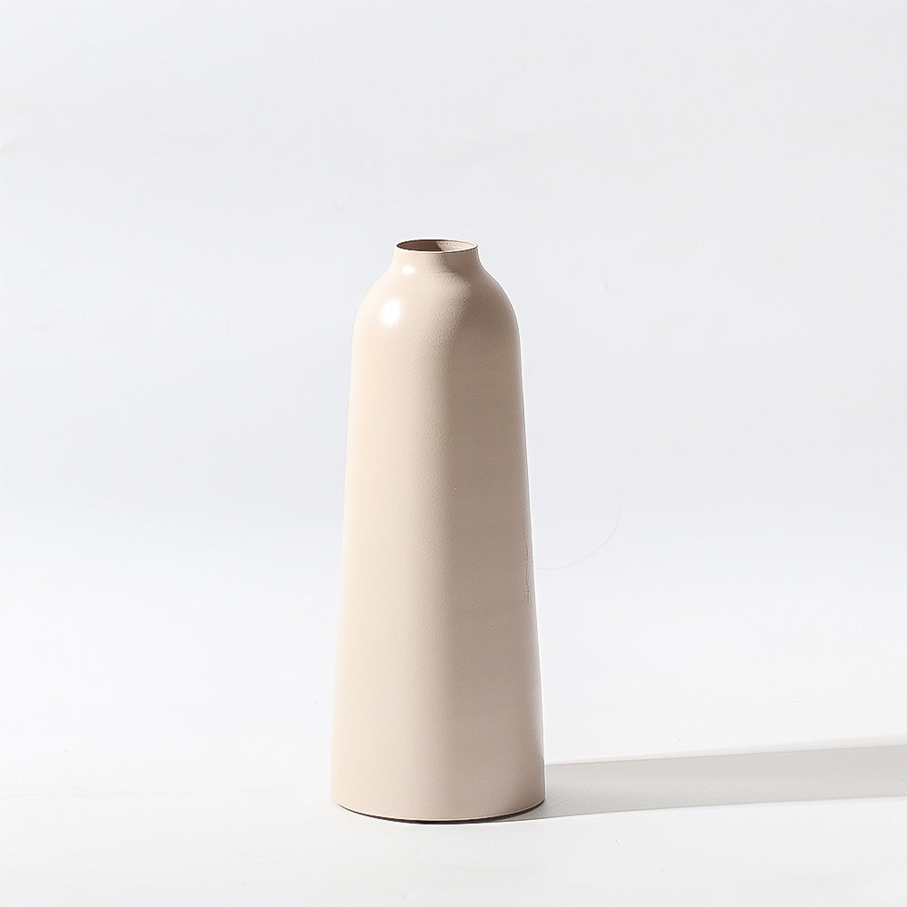 Aurora Metal Vase Medium - Taupe