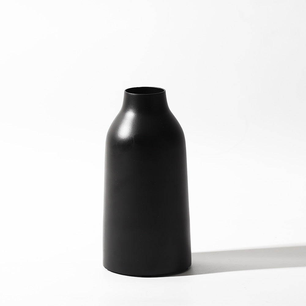 Aurora Metal Vase Small - Black