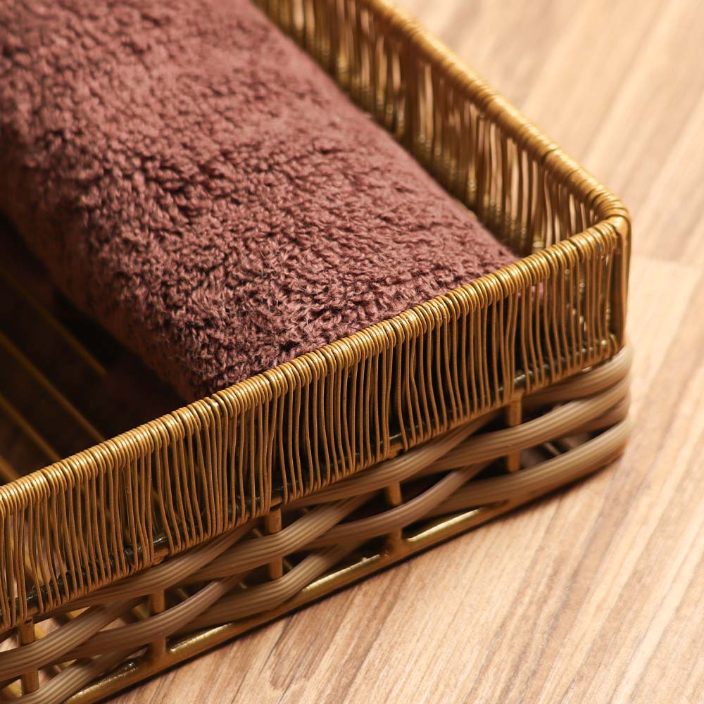 Ava Storage Tray Small - Honey Gold