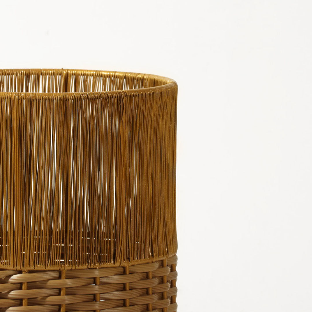 Ava Waste Basket - Honey Gold