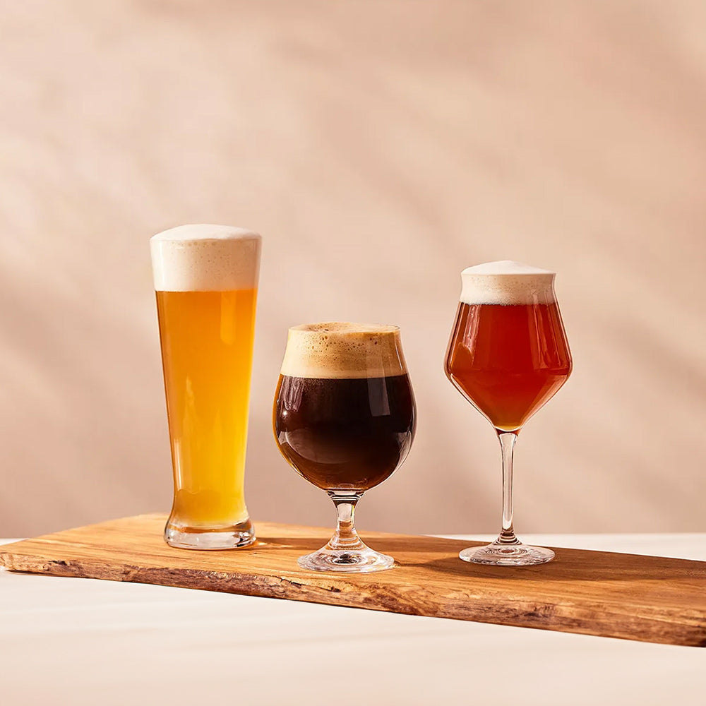 Avant-Garde Beer Glasses 420ml, Set of 4