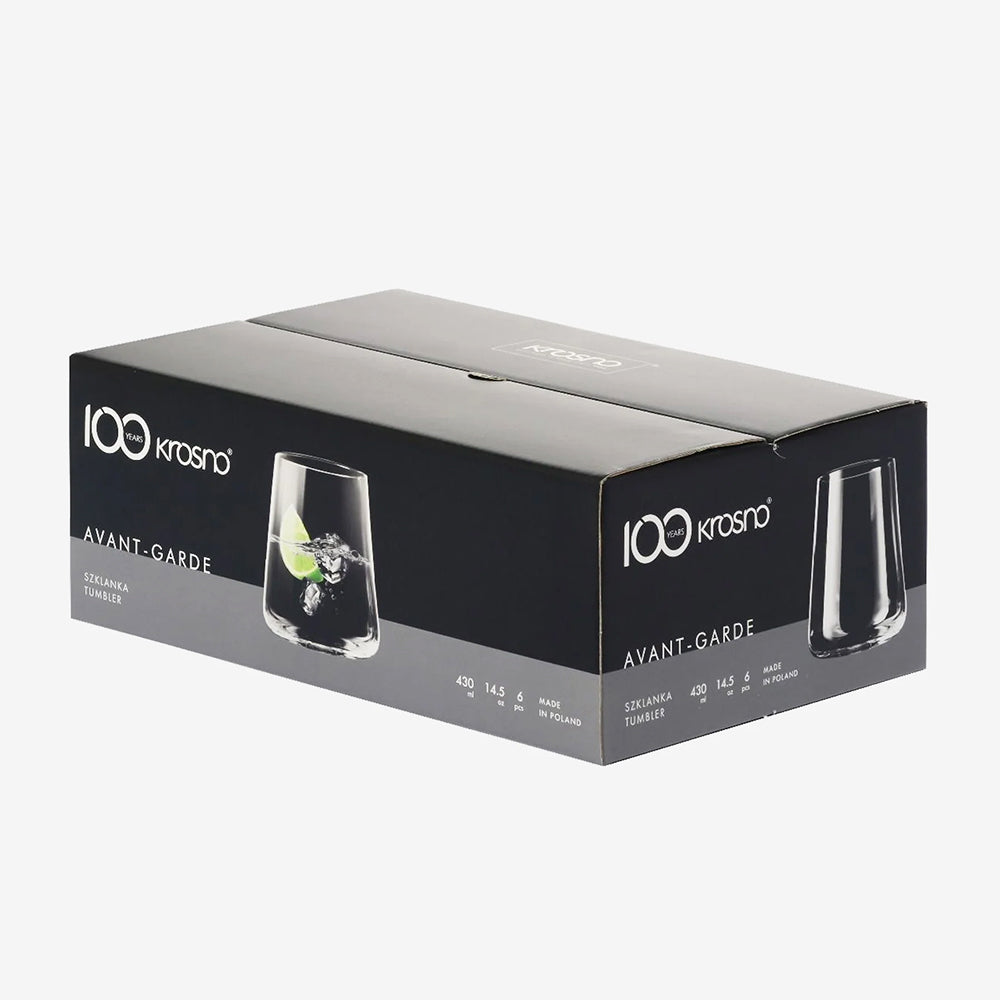 Avant-Garde Everyday Tumblers 430ml, Set of 6
