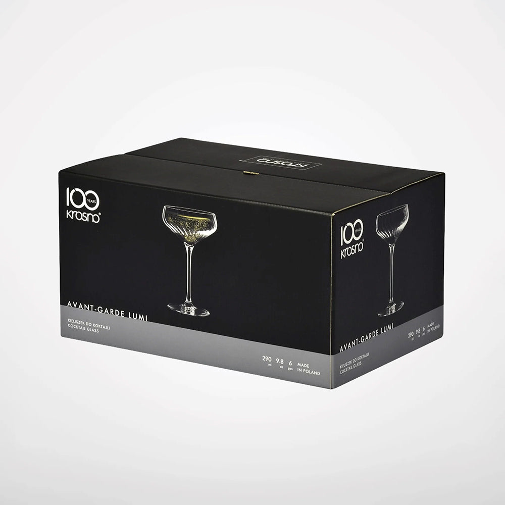 Avant-Garde LUMI Cocktail Glasses 290ml, Set of 6