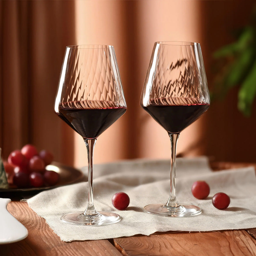 Avant-Garde LUMI Red Wine Glasses 550ml, Set of 6