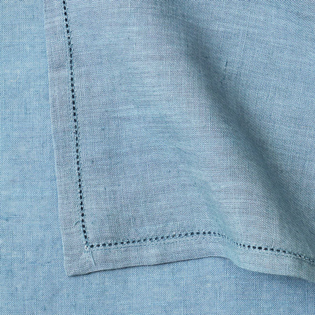 Mirage Linen Table Napkins, Set of 2 - Azure