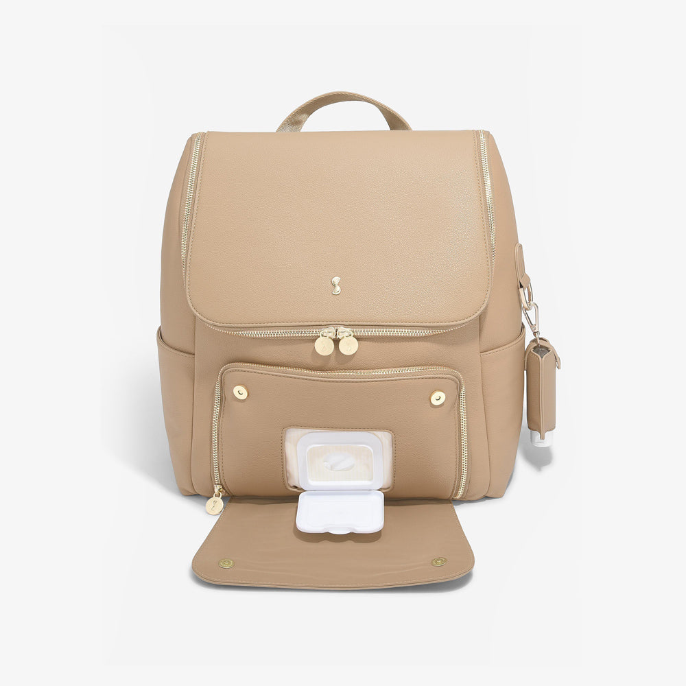 Diaper Backpack - Camel
