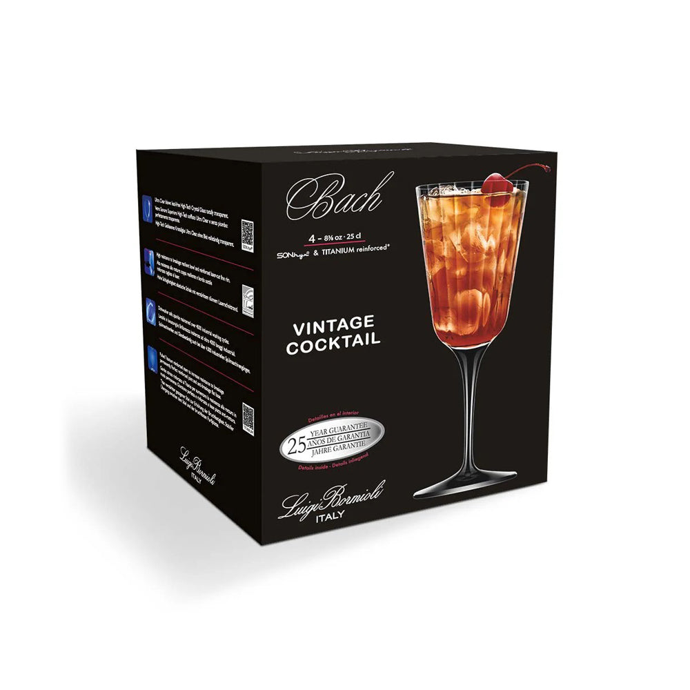 Bach Vintage Cocktail Glasses 250ml, Set of 4